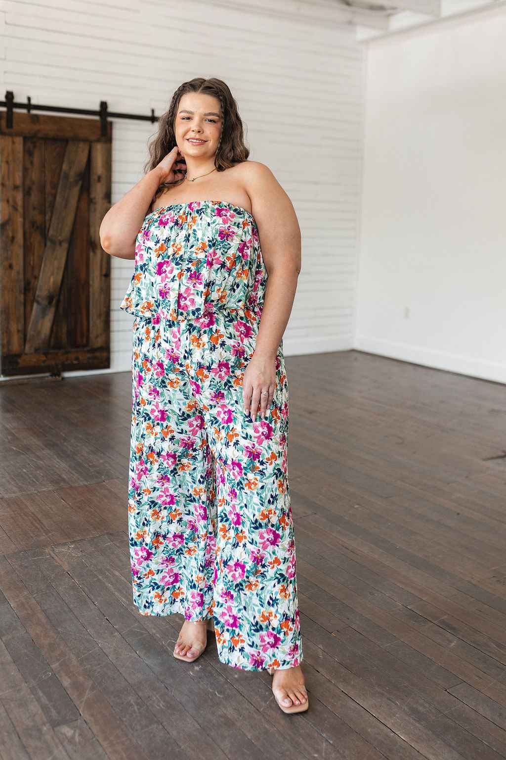 Life of the Party Floral Jumpsuit in Green - Liarian Unlimited Boutique
