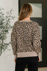 Lil' Sass Never Hurt Leopard Print Pullover