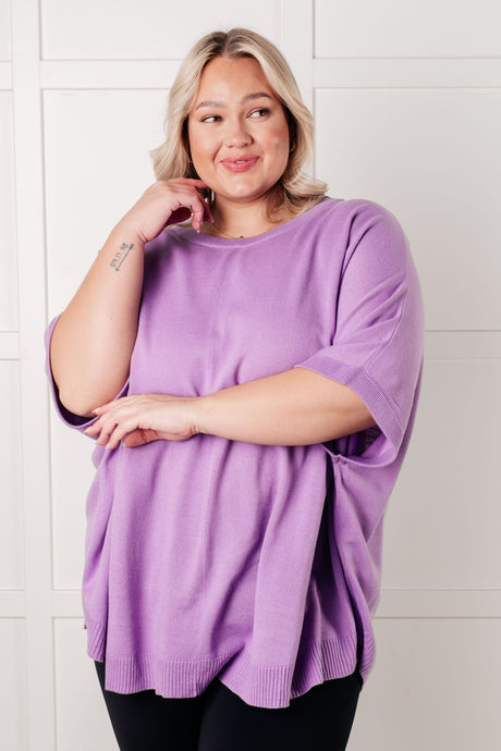 Lilac Whisper Dolman Sleeve Top - Liarian Unlimited Boutique