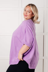 Lilac Whisper Dolman Sleeve Top - Liarian Unlimited Boutique