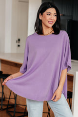 Lilac Whisper Dolman Sleeve Top - Liarian Unlimited Boutique