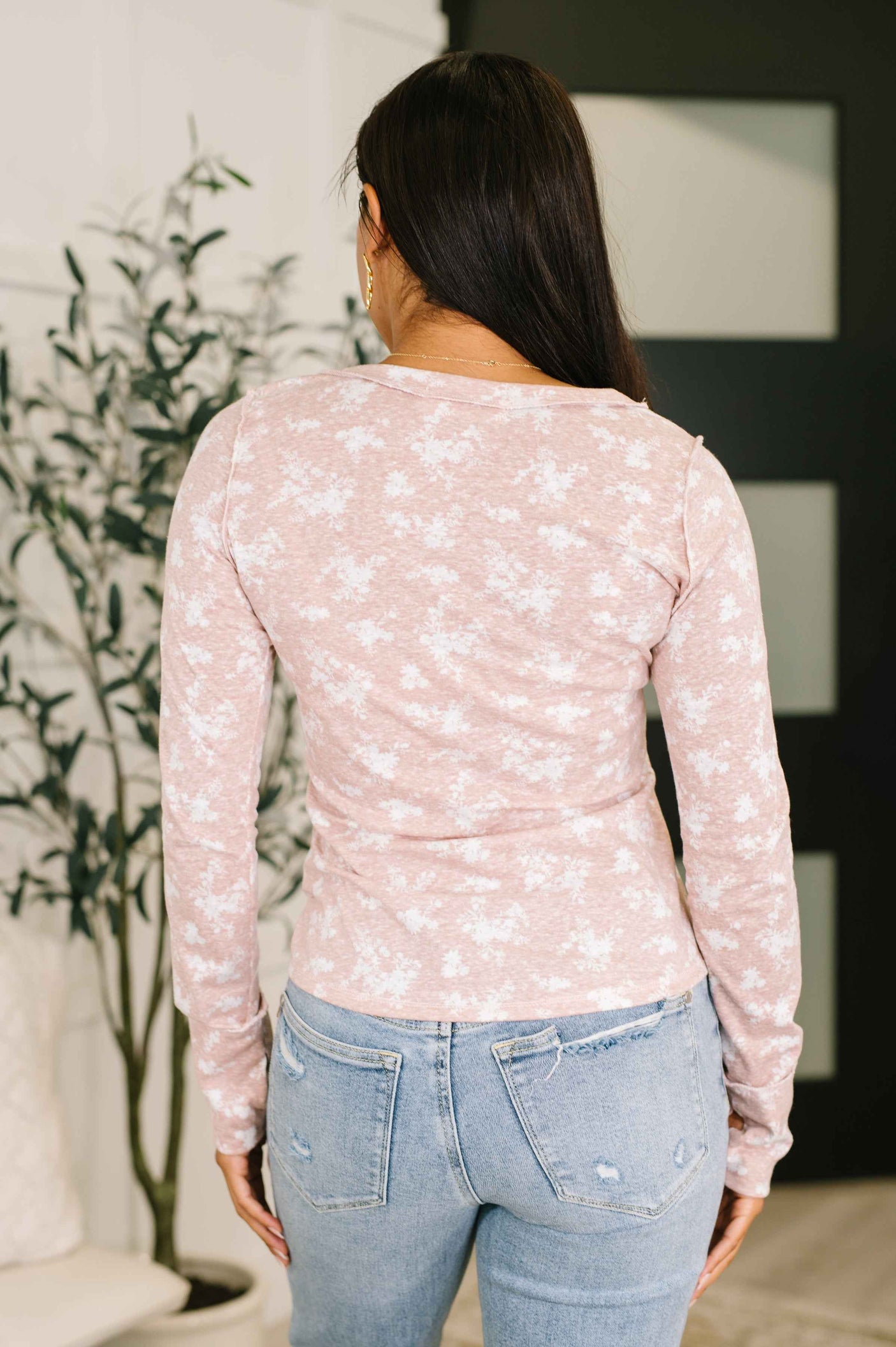 Literally Obsessed with Me Long Sleeve Top in Mauve