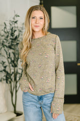 Literally Obsessed with Me Long Sleeve Top in Olive