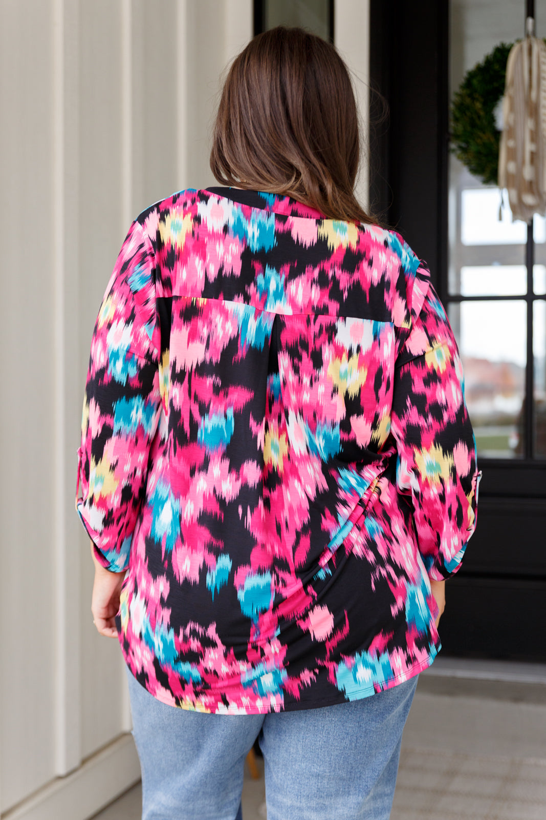 Lizzy Top in Painted Floral - Liarian Unlimited Boutique