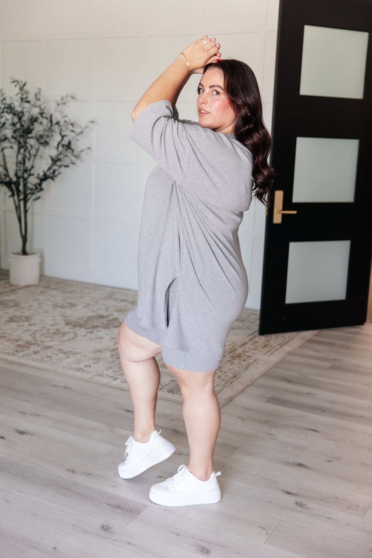 Conjunto de motociclista de lujo Live and Play en gris