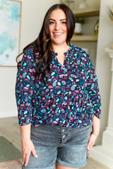 Top Babydoll Lizzy en cachemir negro pequeño