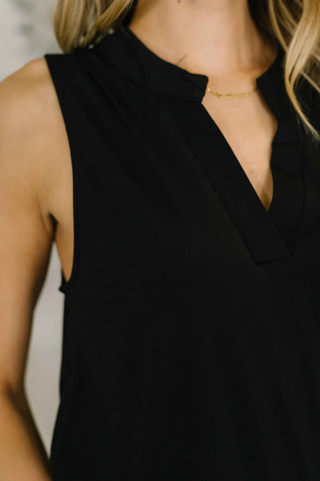 Lizzy Tank Top in Black