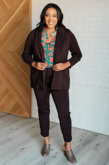 Lizzy Top con estampado de serpiente verde azulado