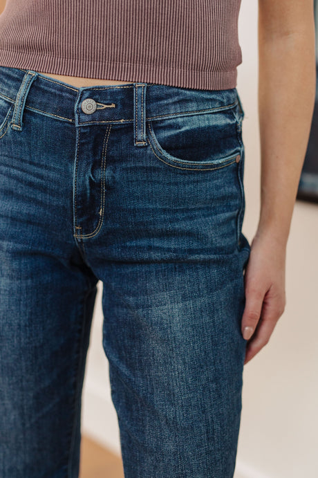 London Midrise Cuffed Boyfriend Jeans - Liarian Unlimited Boutique