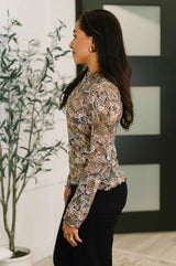 Loud and Proud Long Sleeve Lettuce Hem Top