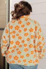 Chaqueta polar floral Love It Don't Leave It
