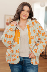 Chaqueta polar floral Love It Don't Leave It