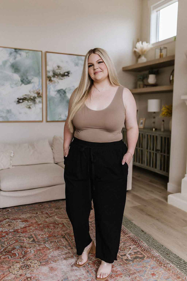 Love Me Dearly High Waisted Pants in Black - Liarian Unlimited Boutique