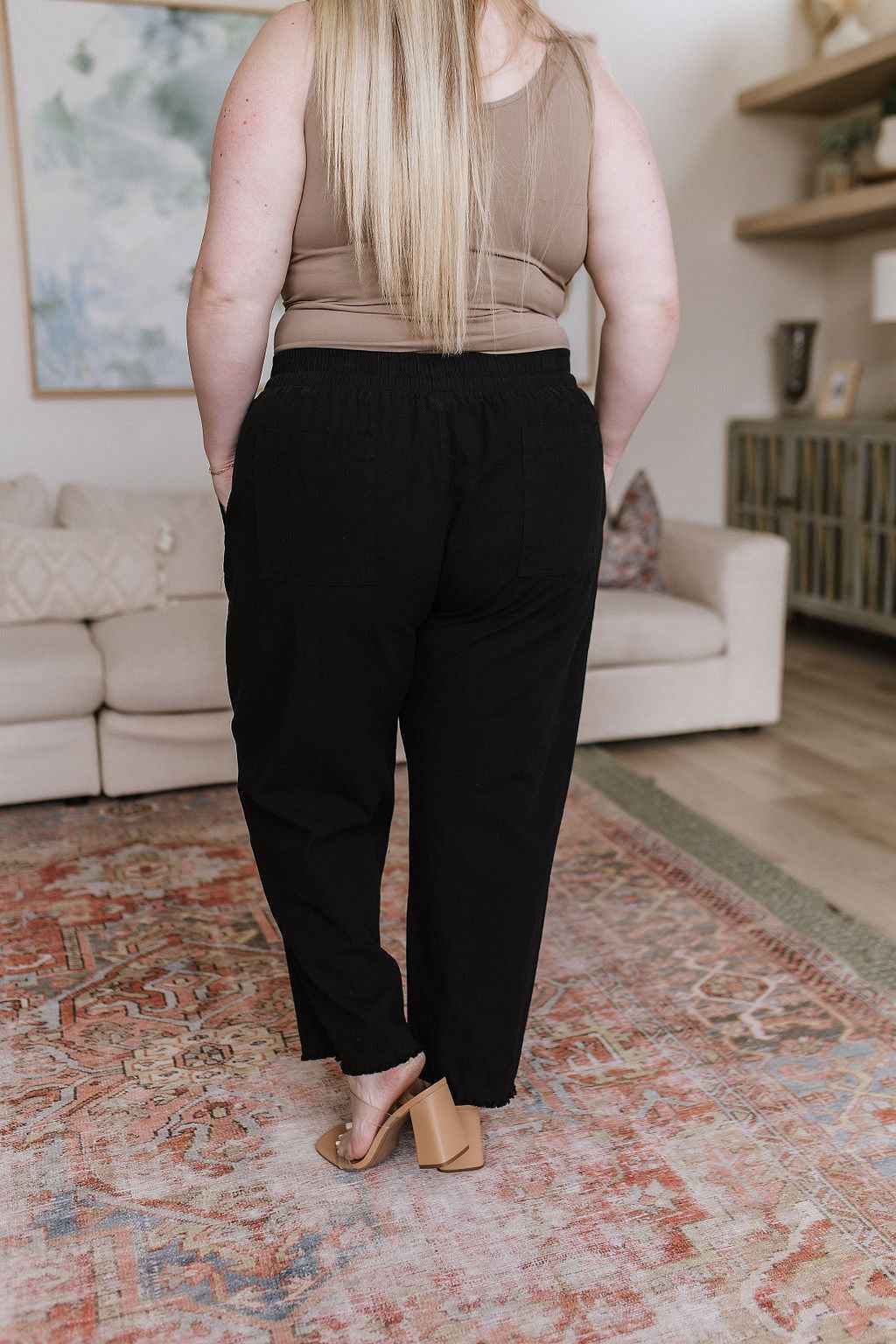 Love Me Dearly High Waisted Pants in Black - Liarian Unlimited Boutique