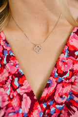 Lucky Girl Syndrome Sterling Silver Pendant Necklace