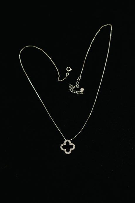 Lucky Girl Syndrome Sterling Silver Pendant Necklace
