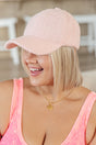 Lyla Sherpa Ball Cap in Pink - Liarian Unlimited Boutique