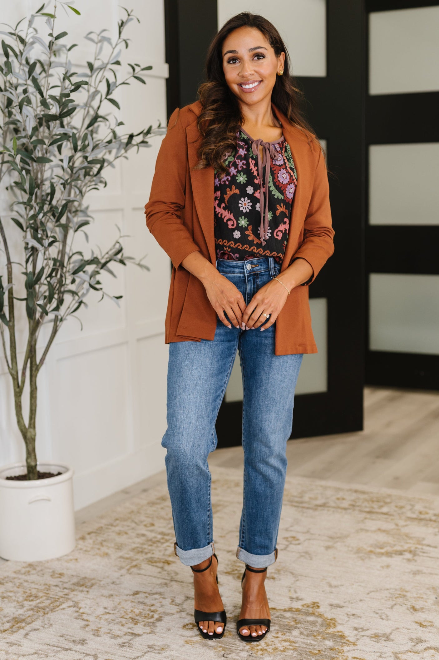 Blazer mágico 3/4 en color óxido