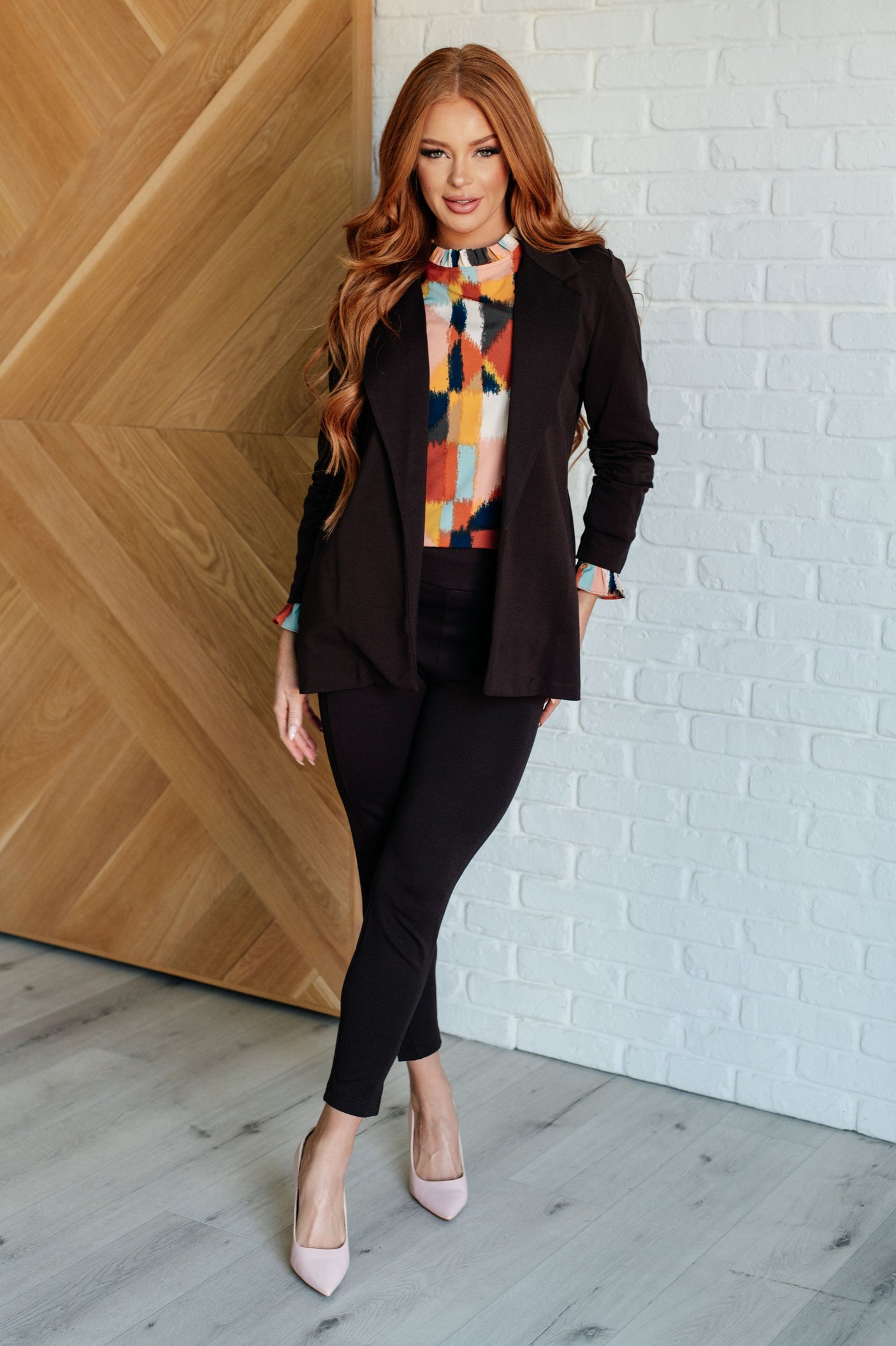 Pantalones pitillo tobilleros Magic en color chocolate