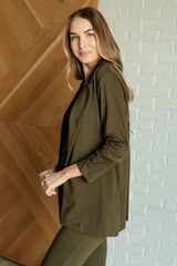 Blazer mágico 3/4 en color oliva