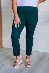 Pantalones pitillo tobilleros Magic en verde cazador