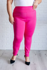 Pantalones Magic Skinny de 28" en rosa intenso