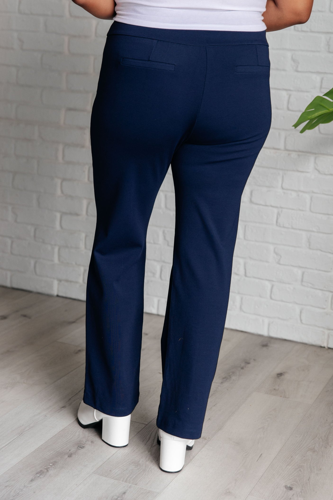 Magic Straight Pants in Navy - Liarian Unlimited Boutique