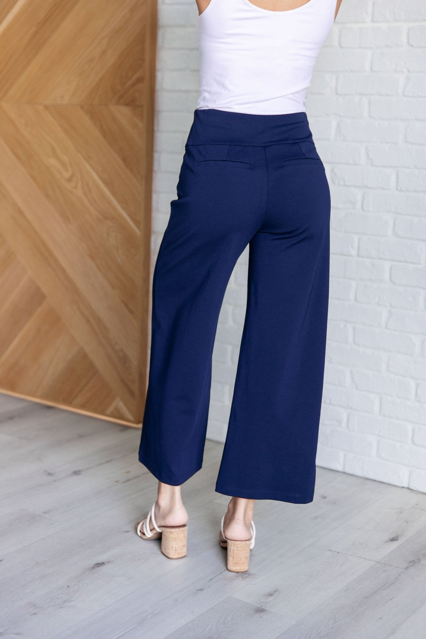Pantalones cortos Magic Wide Leg en azul marino
