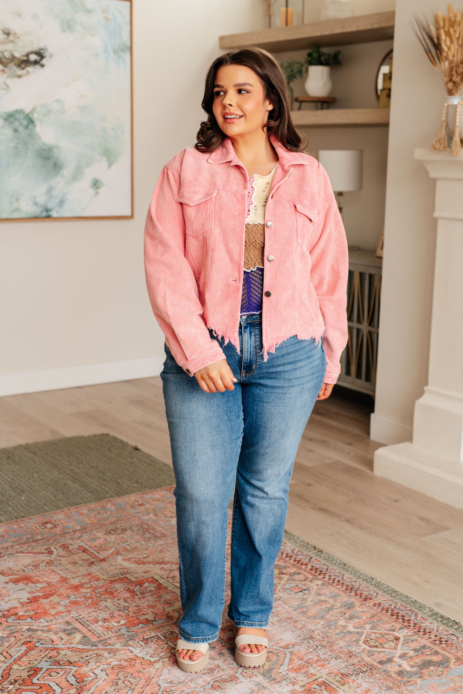 Top de punto patchwork Patch Me Up