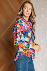 Blusa con botones "Make Like a Tree and Leaf"