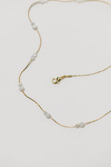 Making An Effort Delicate Beaded Necklace