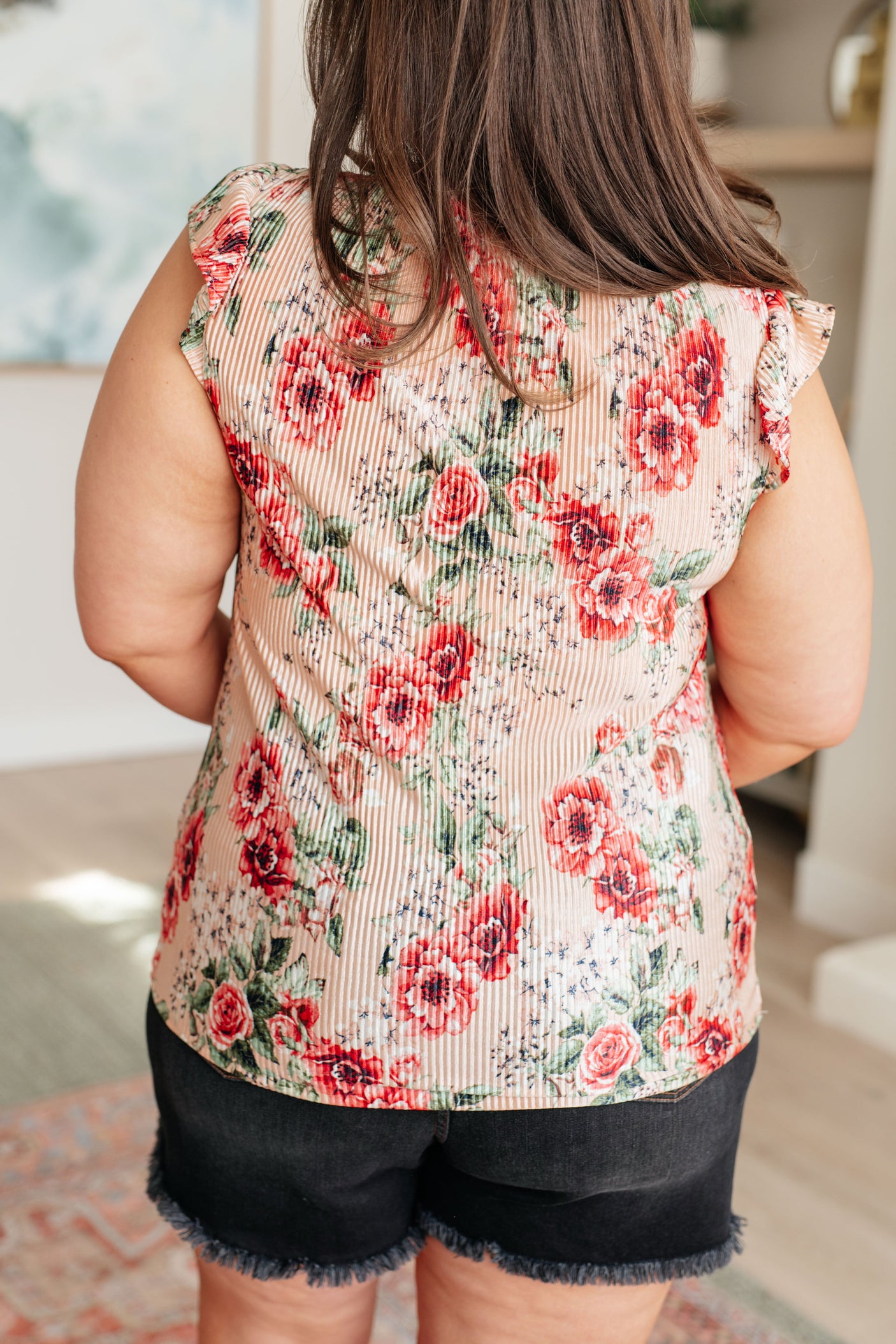 Making Me Blush Floral Top - Liarian Unlimited Boutique