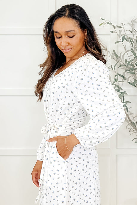 Vestido de arce con flores