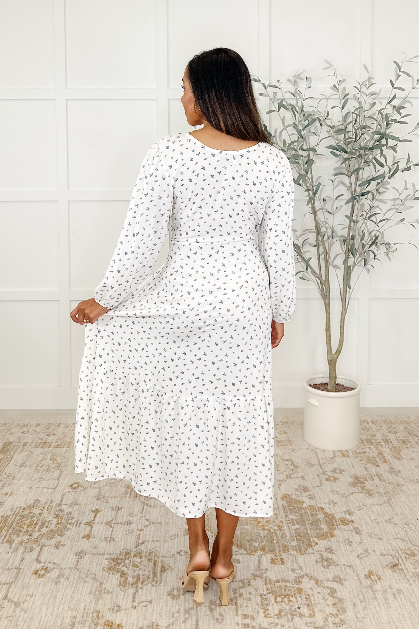 Vestido de arce con flores