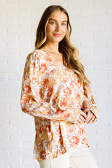 Blusa floral Marigold Dreams