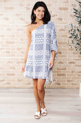 Vestido Marjorie de un solo hombro