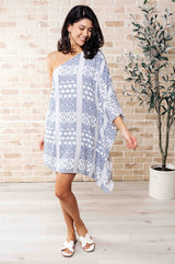 Vestido Marjorie de un solo hombro