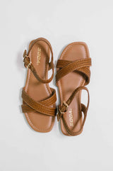 Marlene Ankle Strap Woven Sandal