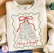 Merry & Bright Tree Graphic Tee and Sweatshirt