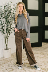 Metro Flow Center Seam Turtleneck