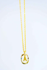 Mi Amor Gold Dipped Initial Necklace