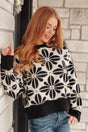 Mid Mod Floral Sweater - Liarian Unlimited Boutique