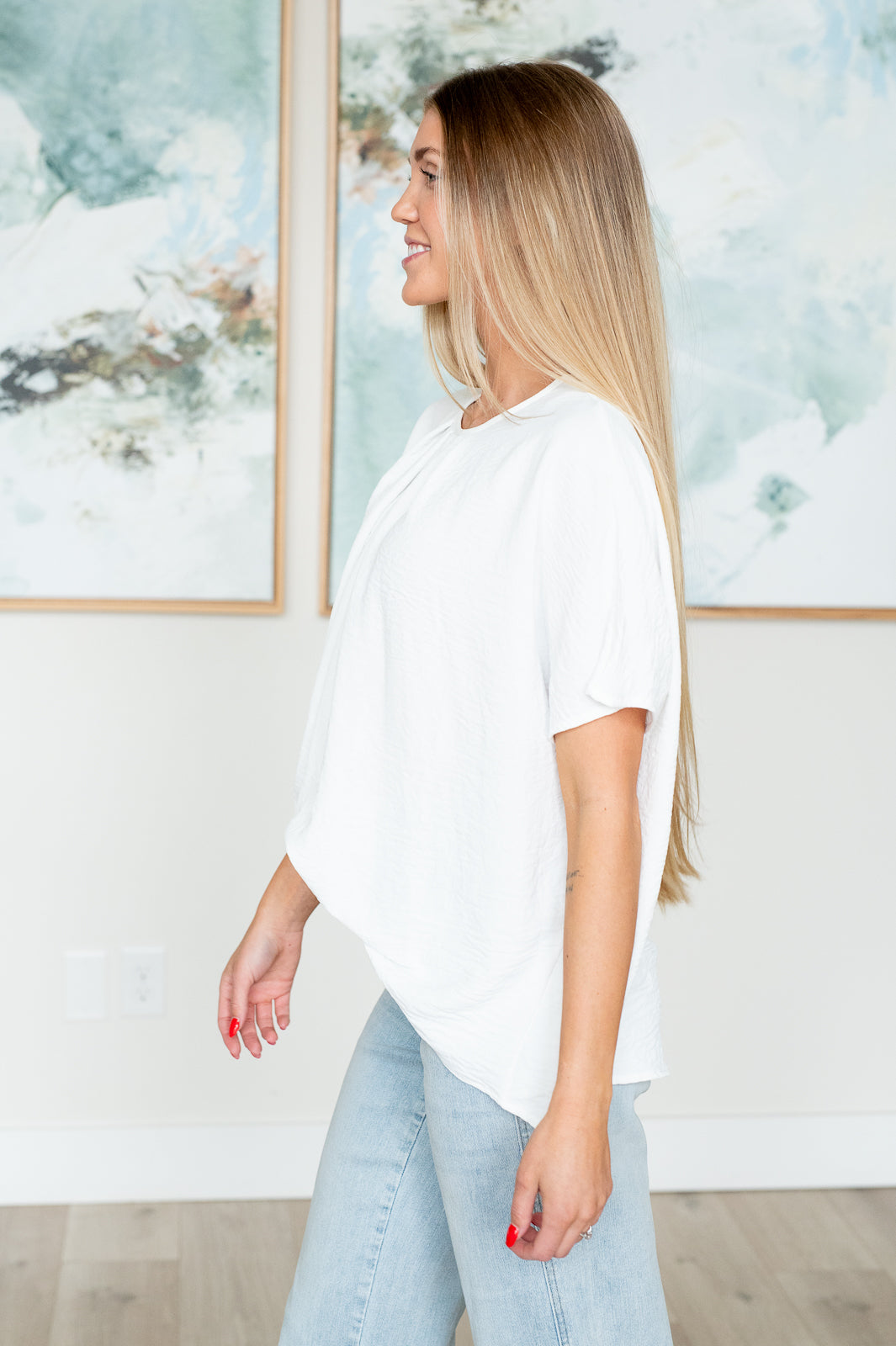 Top con detalle plisado Mild Moments