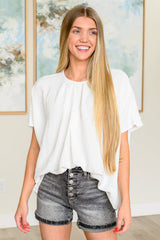 Top con detalle plisado Mild Moments