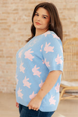 Suéter de media manga Miss Cottontail