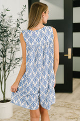 Mono de cuello en V de Miss Mischief en azul