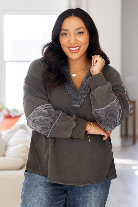 Moonstone Mineral Wash Pullover - Liarian Unlimited Boutique