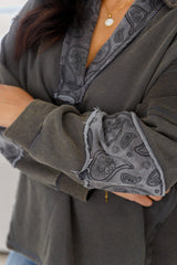 Moonstone Mineral Wash Pullover - Liarian Unlimited Boutique