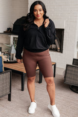 Sudadera con capucha y media cremallera Morning Run en negro