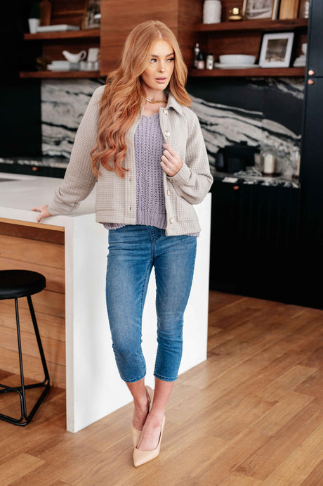 Captured My Interest Chunky V-Neck Sweater